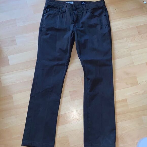 Adriano Goldschmied AG The Protege Straight Leg Brown Men’s Pants size 32/34 - Picture 2 of 15